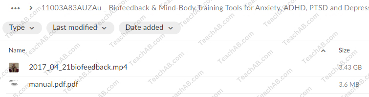 Biofeedback & Mind-Body Training Tools for Anxiety, ADHD, PTSD and Depression: Enhance Your Clinical Skills By Angelika Sadar - PESI Free Download