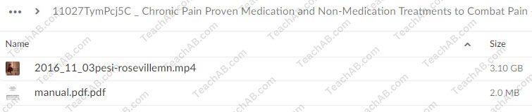 Chronic Pain: Proven Medication and Non-Medication Treatments to Combat Pain By Stephanie Moulton Sarkis - PESI Free Download