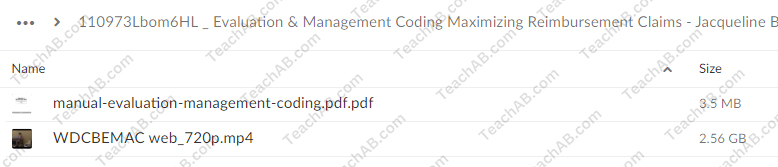 Evaluation & Management Coding: Maximizing Reimbursement Claims By Jacqueline Bauer - PESI Free Download