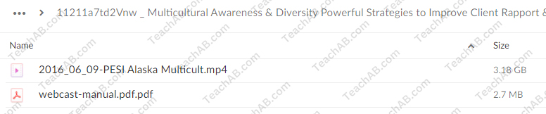 Multicultural Awareness & Diversity: Powerful Strategies to Improve Client Rapport & Cultural Competence Including Alaskan Natives By Leslie Korn - PESI Free Download