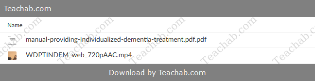Providing Individualized Dementia Treatment: Putting Evidence into Action by Marguerite Mullaney Free Download