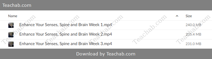 Enhance Your Senses, Spine and Brain by Macaya Miracle Free Download
