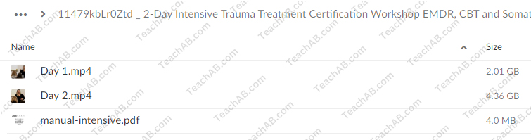 2-Day Intensive Trauma Treatment Certification Workshop: EMDR, CBT and Somatic-Based Interventions to Move Clients from Surviving to Thriving By Jennifer Sweeton - PESI Free Download
