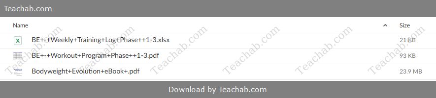 Begin Bodyweight Free Download