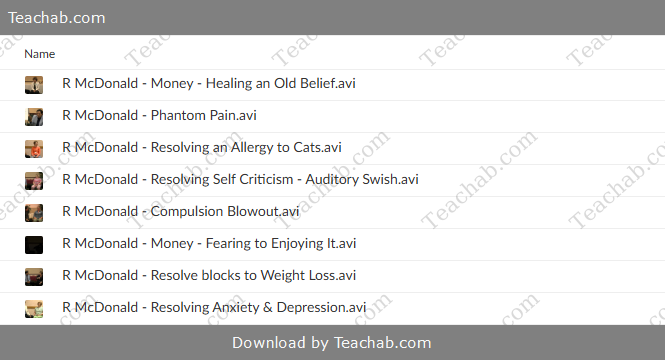 NLP Techniques & Client Sessions by Robert Mcdonald Free Download