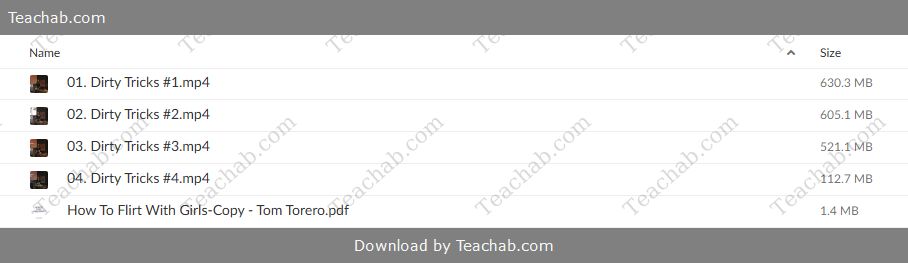 Dirty Tricks 2019 by Tom Torero Free Download