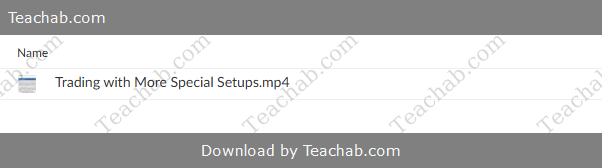 Trading with MORE Special Set-ups - Recorded Webinar by Trading Educators Free Download