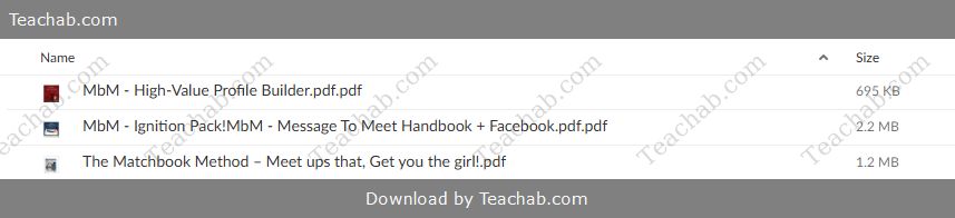 Matchbook Method by Action Jackson Free Download