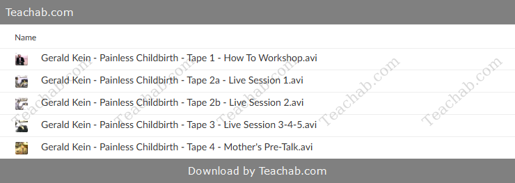 Painless Childbirth Program by Gerald Kein Free Download