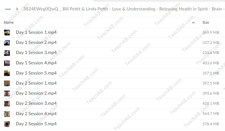Love & Understanding - Releasing Health in Spirit - Brain - Body and Behavior By Bill Pettit & Linda Pettit Free Download