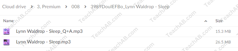 Sleep By Lynn Waldrop - The Body Channel Free Download