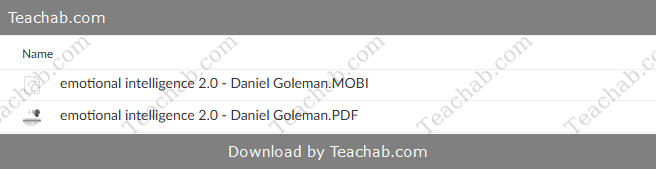 Emotional Intelligence 2.0 by Travis Bradberry and Jean Greaves Free Download