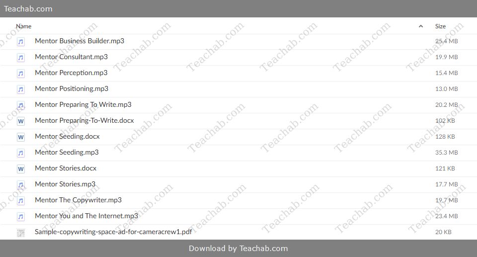 Copywriting Mentoring by Alan Forrest Smith Free Download