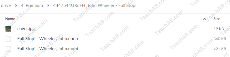 Full Stop By John Wheeler Free Download