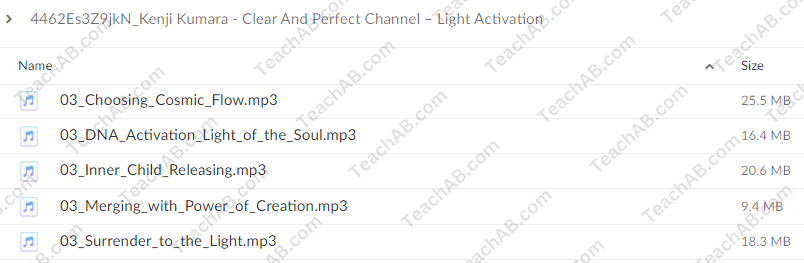 Clear And Perfect Channel - Light Activation By Kenji Kumara Free Download