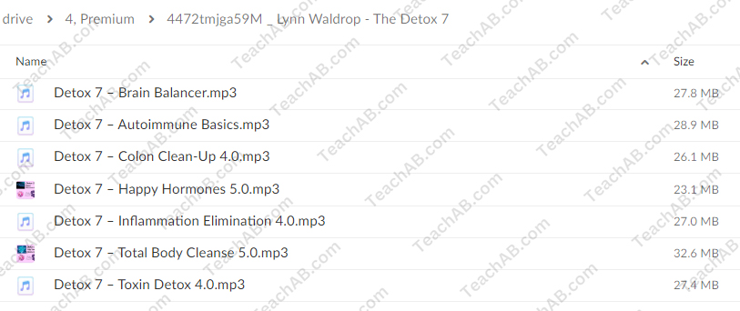 The Detox 7 By Lynn Waldrop Free Download