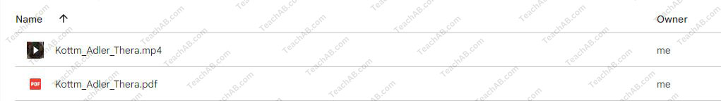 Adlerian Play Therapy With Terry Kottman Free Download