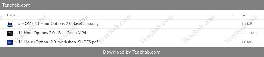 11-Hour Options Spread Strategy 2.0 by Basecamptrading Free Download